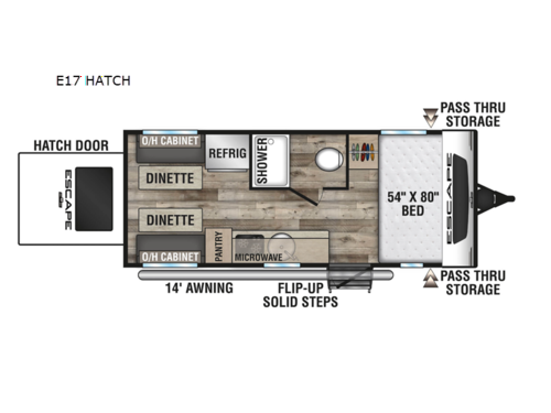 Escape E17 HATCH Floorplan