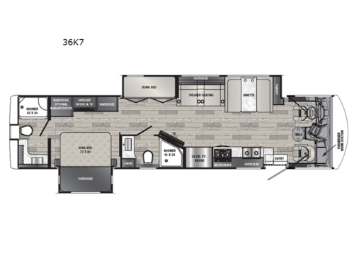 Georgetown 7 Series 36K7 Floorplan