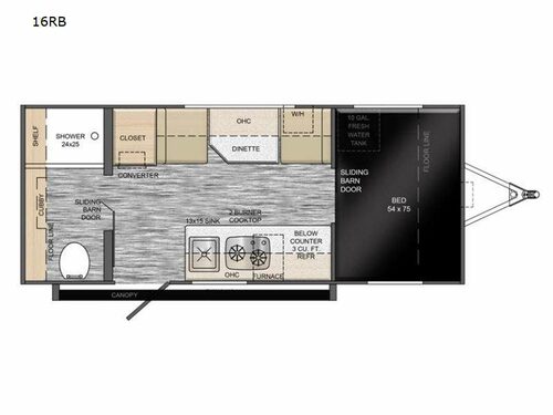 Rove Lite 16RB Floorplan Image