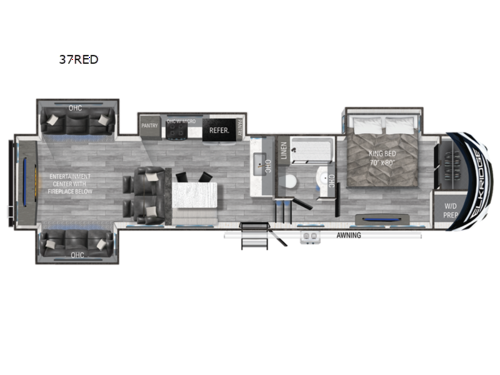 ElkRidge 37RED Floorplan Image
