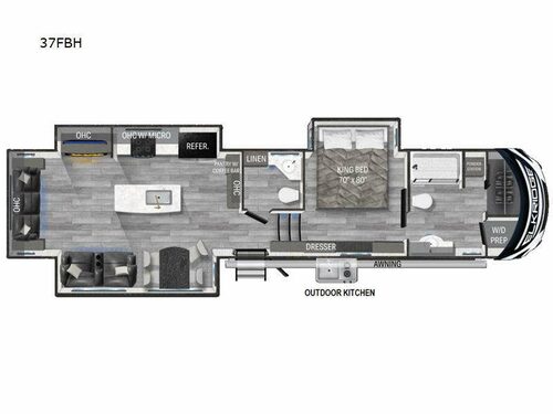 ElkRidge 37FBH Floorplan Image