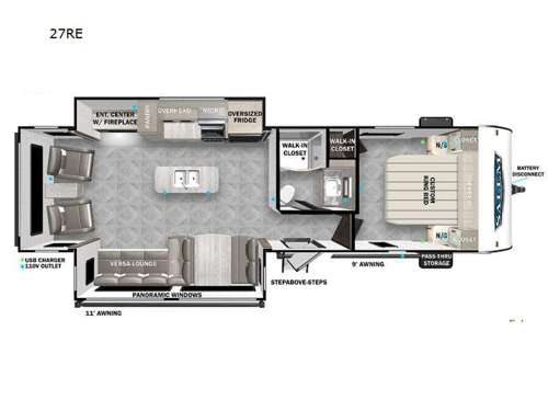 Salem 27REX Floorplan