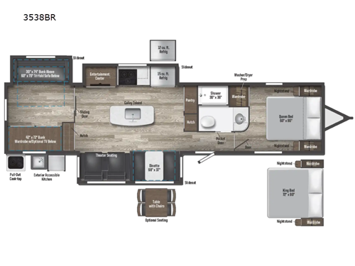 Voyage 3538BR Floorplan Image