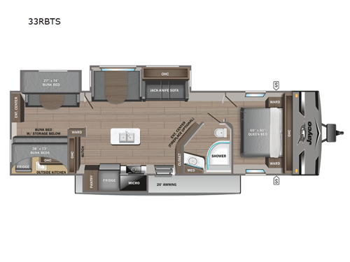Jay Flight 331BTS Floorplan