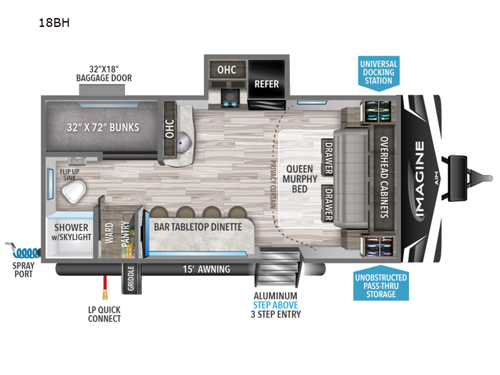 Imagine AIM 18BH Floorplan
