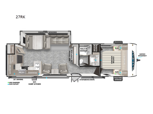 Salem 27RKX Floorplan