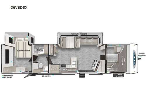 Salem 36VBDSX Floorplan Image