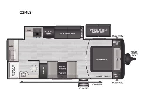 Hideout 22MLS Floorplan