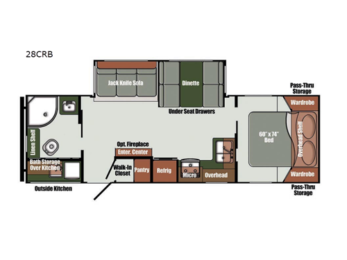 Envision Limited Edition 28CRB Floorplan