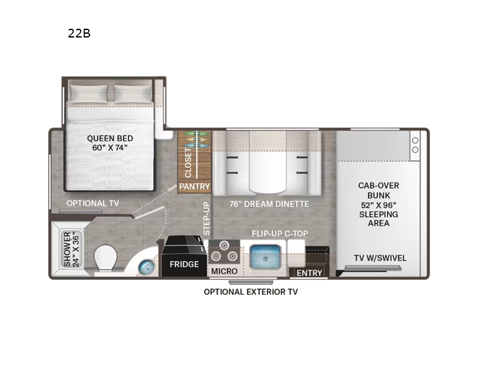 Four Winds 22B Floorplan