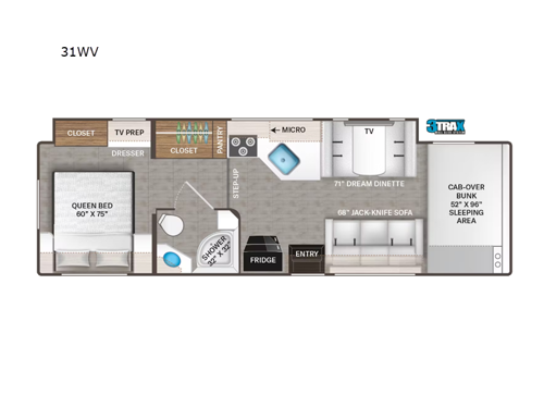 Four Winds 31WV Floorplan