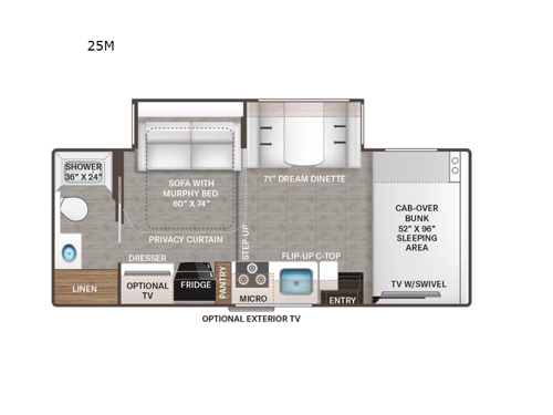 Four Winds 25M Floorplan