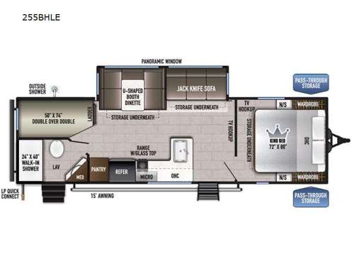 Della Terra 255BHLE Floorplan