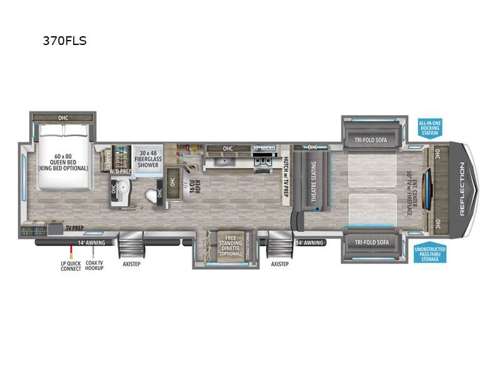 Reflection 370FLS Floorplan