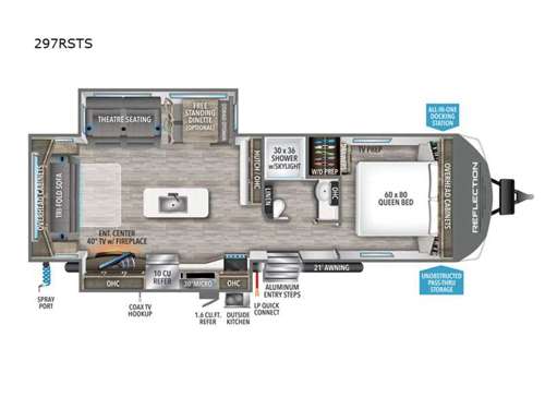 Reflection 297RSTS Floorplan