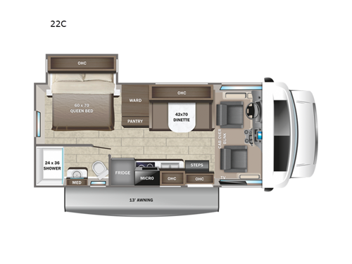 Odyssey SE 22C Floorplan