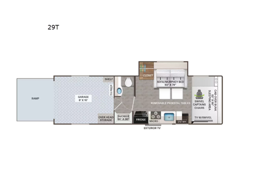 Outlaw 29T Floorplan Image