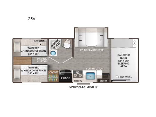 Four Winds 25V Floorplan