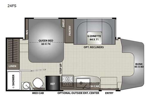 Prism Select 24FS Floorplan Image