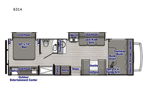 Conquest Class C 6314D Floorplan