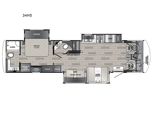 Georgetown 5 Series 34H5 Floorplan