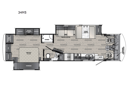 Georgetown 5 Series 34M5 Floorplan