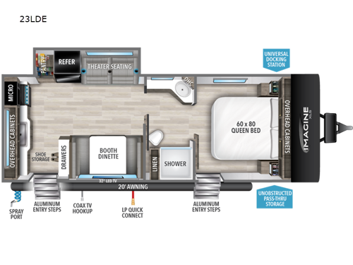 Imagine XLS 23LDE Floorplan Image