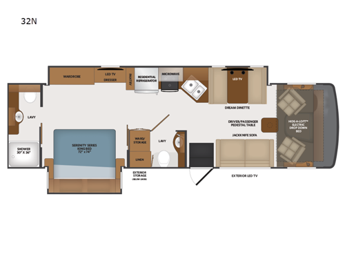 Flair 32N Floorplan Image