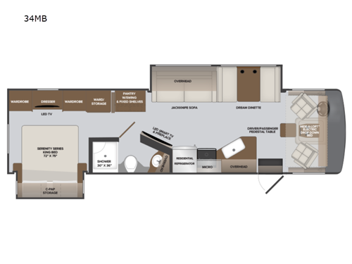 Invicta 34MB Floorplan Image