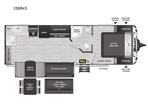 Bullet 258RKS Floorplan
