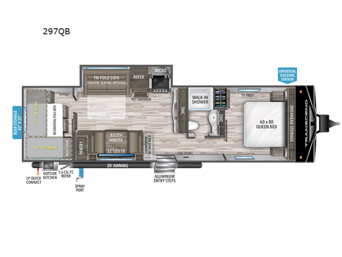Transcend Xplor 297QB Floorplan