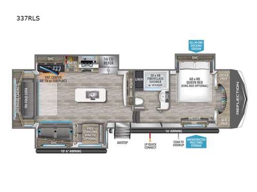 Reflection 337RLS Floorplan Image