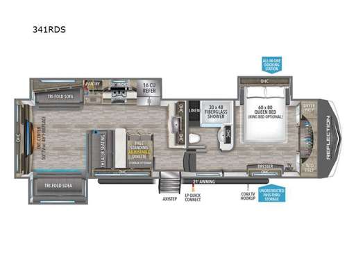 Reflection 341RDS Floorplan Image