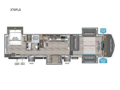 Reflection 370FLS Floorplan Image