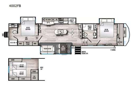 Sandpiper 4002FB Floorplan