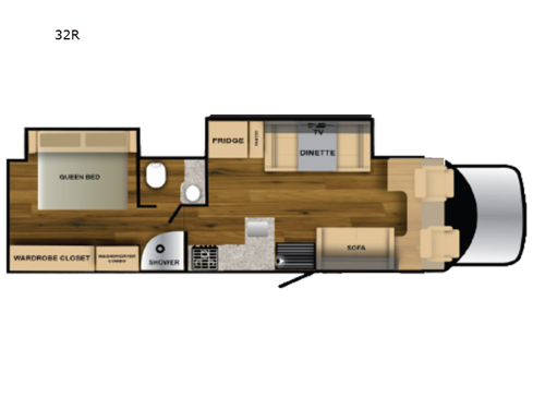 Rebel 32R Floorplan Image