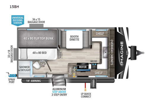 Imagine AIM 15BH Floorplan