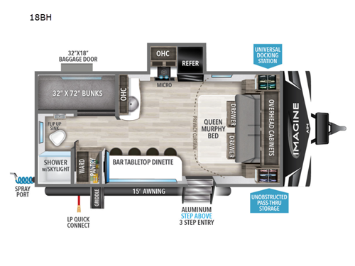 Imagine AIM 18BH Floorplan