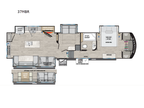 Avenue 37MBR Floorplan