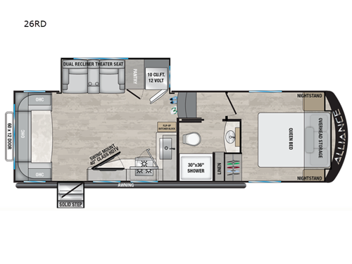 Avenue All-Access 26RD Floorplan Image