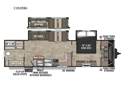 Connect C302RBK Floorplan