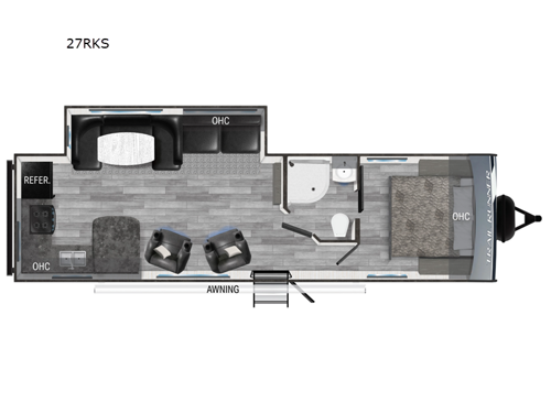 Trail Runner 27RKS Floorplan