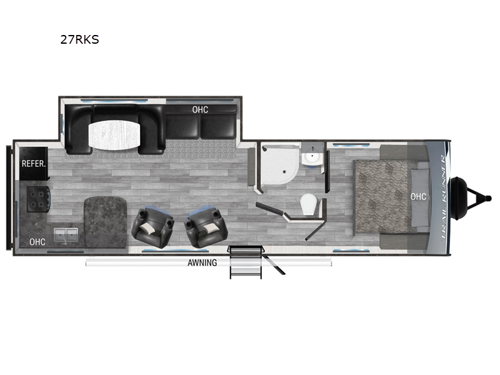 Trail Runner 27RKS Floorplan Image