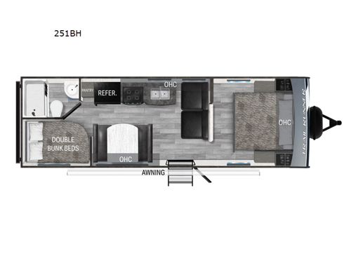 Trail Runner 251BH Floorplan