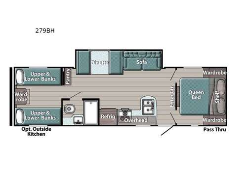 Ameri-Lite Ultra Lite 279BH Floorplan