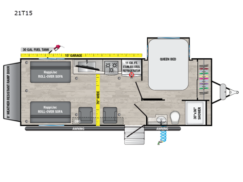 Valor 21T15 Floorplan Image