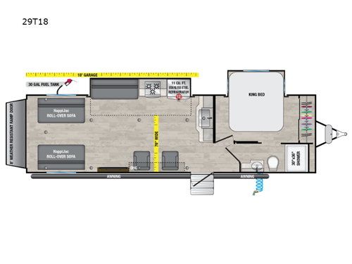 Valor 29T18 Floorplan Image