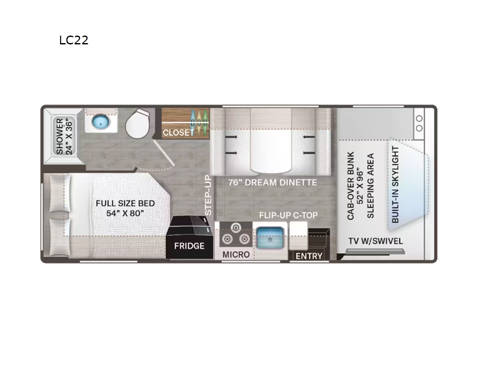 Quantum LC LC22 Floorplan Image