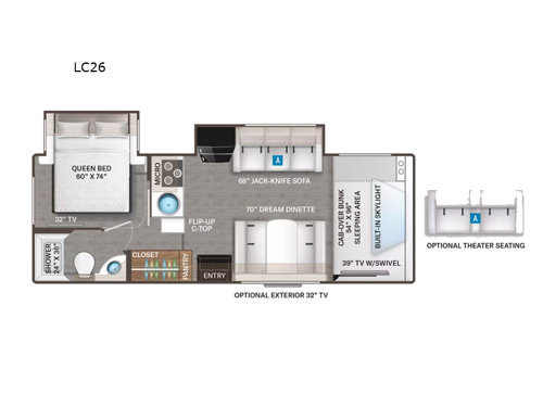 Quantum LC LC26 Floorplan Image