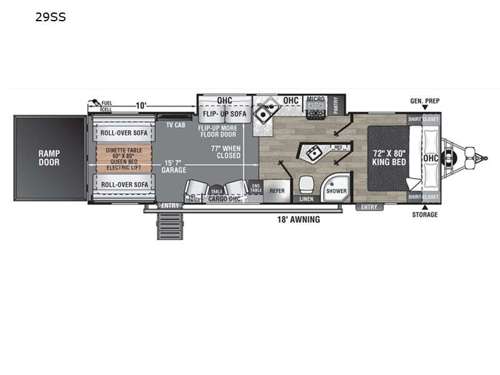 Adrenaline 29SS Floorplan Image